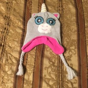 Girl's Unicorn Beanie--One Size